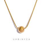 Round Bead Pendant Necklace For Party Jewelry Gift