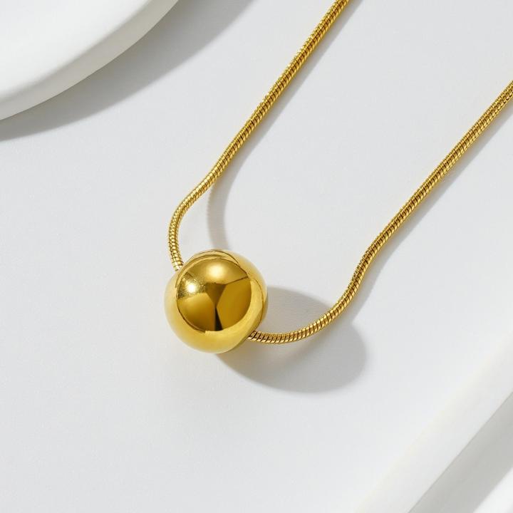 Round Bead Pendant Necklace For Party Jewelry Gift