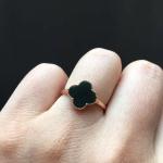 4 pieces - Charming Five-leaf Flower Jewelry Set