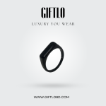 Eclipse Ring – Matte Black Edition | Giftlo Exclusive