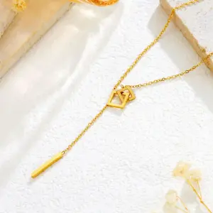 Fadeless Titanium Long Chain Necklace