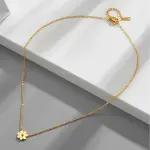 Gold Flower Pendant Necklace