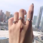 Premium Diamond Cut Finger Ring – Elegant & Stylish Design